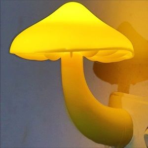 New Yellow Mushroom LED Night Light